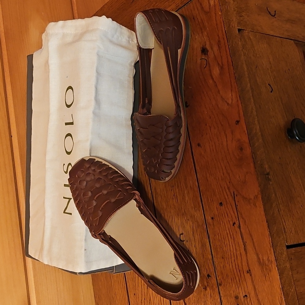 Nisolo Brown Leather Sandals - Picture 5 of 8